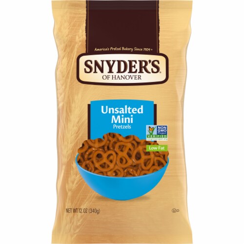 Snyder's® of Hanover Unsalted Mini Pretzels Perspective: front