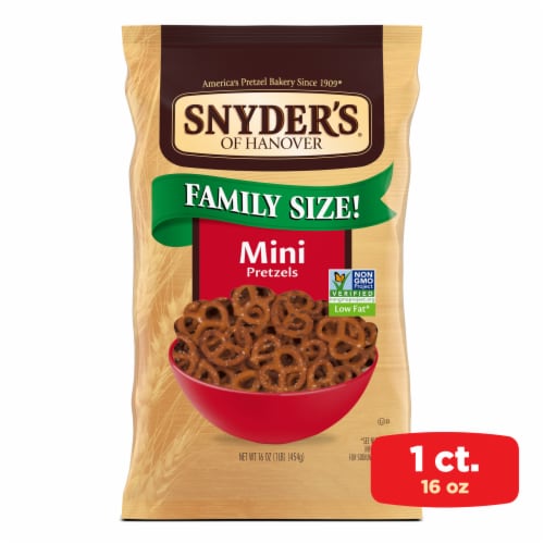 Snyder's of Hanover Mini Pretzels Perspective: front