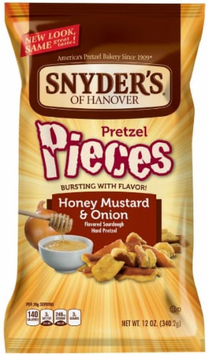 Snyder's of Hanover Honey Mustard & Onion Pretzel Pieces Perspective: front
