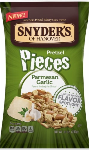 Snyder's of Hanover Parmesan Garlic Pretzel Pieces Perspective: front
