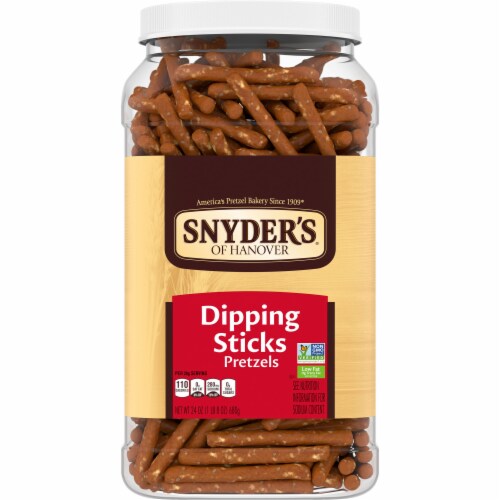 Snyder's of Hanover Dipping Sticks Pretzels Perspective: front