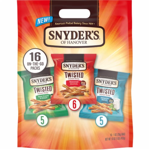 Snyder's of Hanover® Pretzel Variety Pack Perspective: front