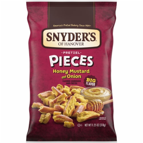 Snyder's® of Hanover Honey Mustard & Onion Pretzel Pieces Perspective: front