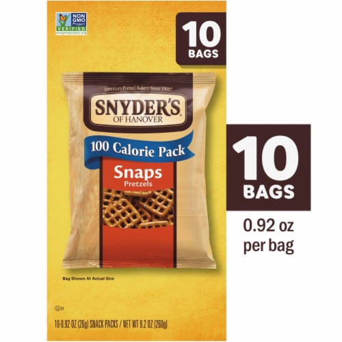 Snyder's of Hanover Snaps Pretzels Perspective: front