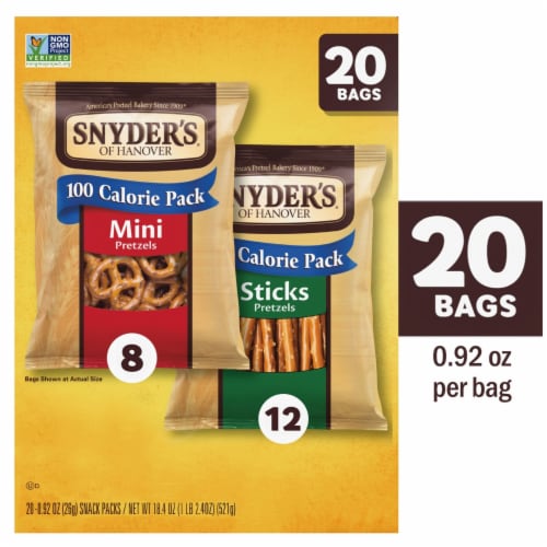 Snyder's of Hanover Variety Pack Pretzels Perspective: front