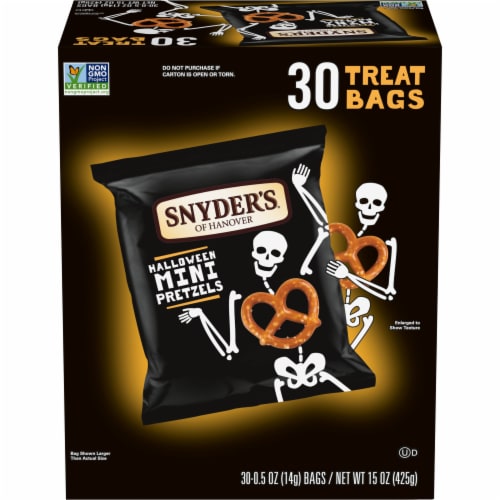 Snyder's of Hanover Halloween Mini Pretzels Perspective: front