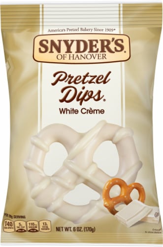 Snyder's Of Hanover White Creme Pretzel Dips Perspective: front