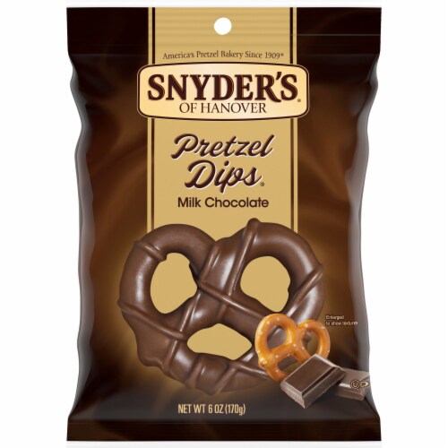 Snyder's of Hanover Pretzels Milk Chocolate Covered Pretzels Perspective: front