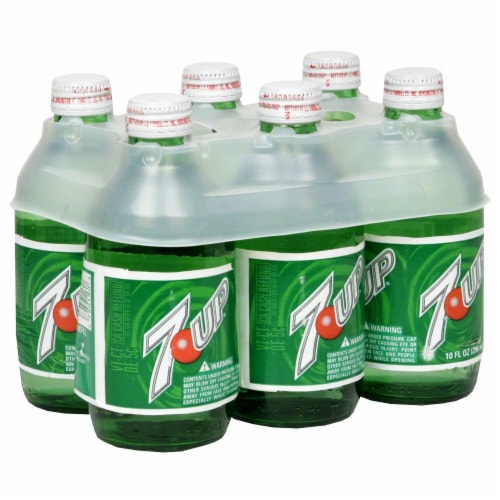 7UP Mini Bottles Perspective: front