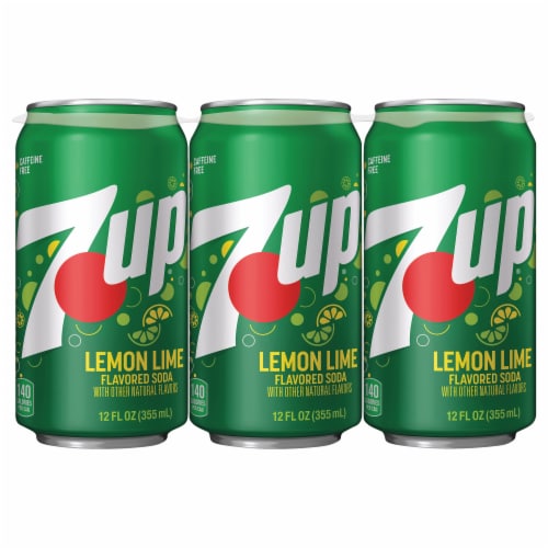 7UP Lemon Lime Soda, 6 cans / 12 fl oz - Kroger