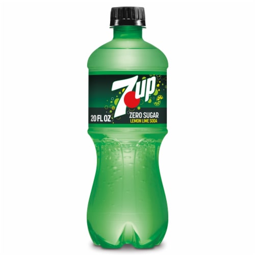 7UP Zero Sugar Lemon-Lime Soda, 20 fl oz - Gerbes Super Markets