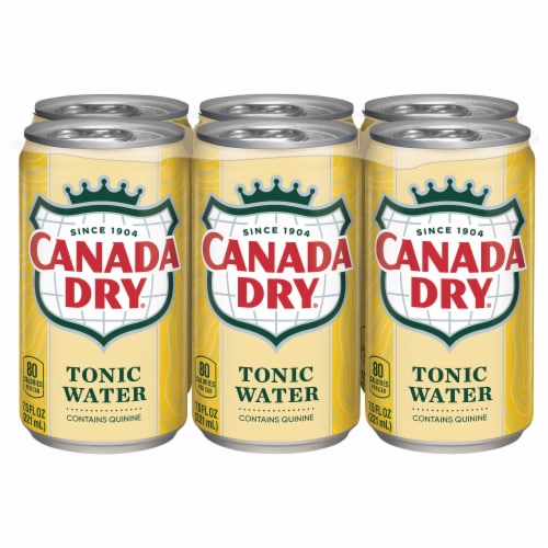 Canada Dry® Tonic Water Cans Perspective: front