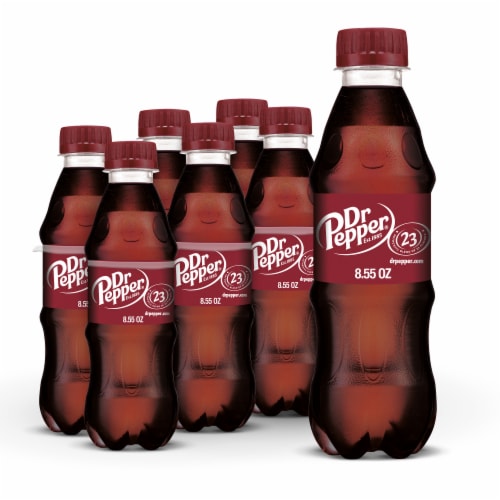 Dr. Pepper® Soda Drink Bottles, 6 bottles / 8.55 fl oz - Harris Teeter