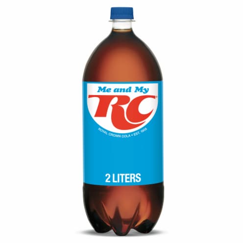 RC® Cola Soda Bottle Perspective: front