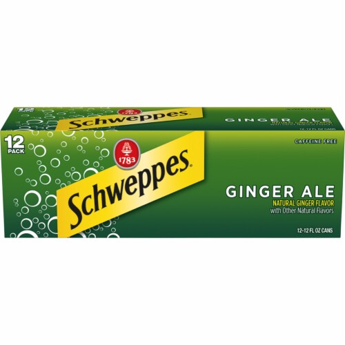 Schweppes® Ginger Ale Soda Cans, 12 pk / 12 fl oz - Kroger