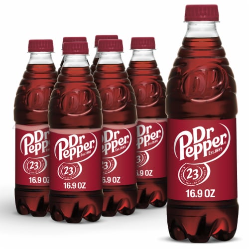 Dr Pepper® Soda Bottles, 6 pk / 16.9 fl oz - Foods Co.