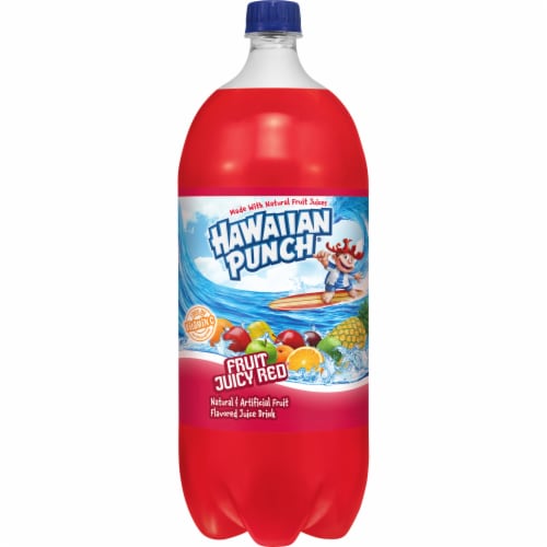 Hawaiian Punch Fruit Juicy Red Juice Drink Perspective: front