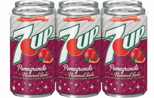 7UP® PomegranateMini Cans Perspective: front