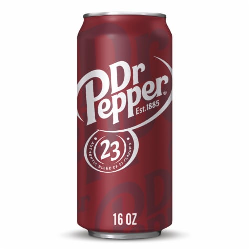 Dr Pepper® Soda Can Perspective: front
