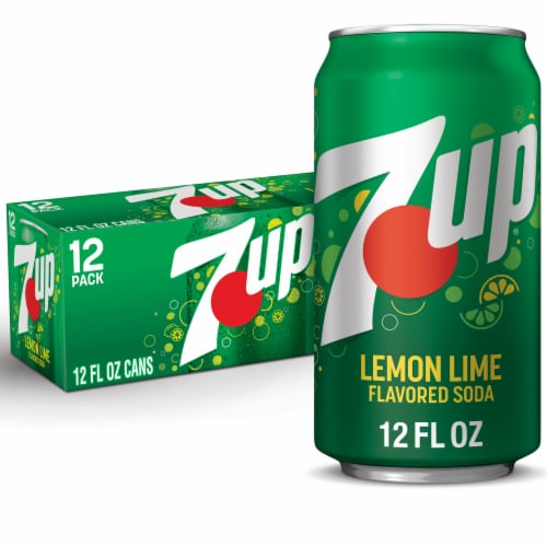 7UP® Lemon Lime Soda Cans Perspective: front
