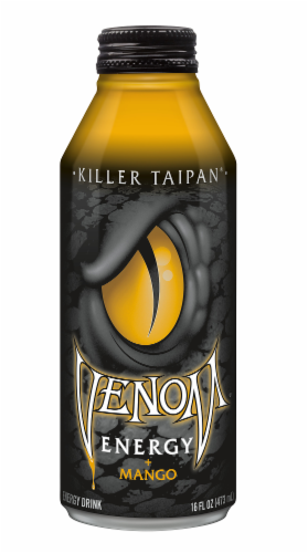 Venom Energy Killer Taipan Energy Drink Perspective: front