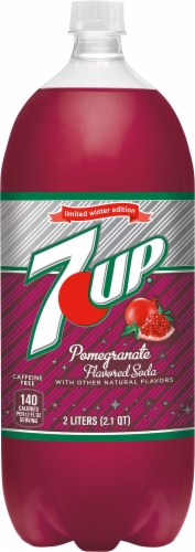 7UP® Pomegranate Soda Perspective: front