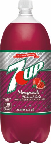7UP® Pomegranate Soda Perspective: front
