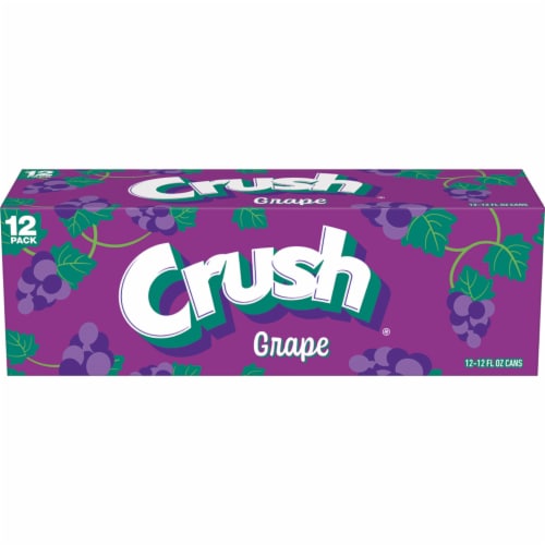 Crush® Caffeine Free Grape Soda Cans LIMIT OF 10, 12 pk / 12 fl oz - Food 4  Less