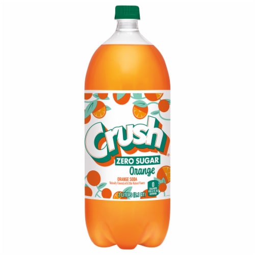 Crush® Zero Sugar Diet Orange Soda Perspective: front