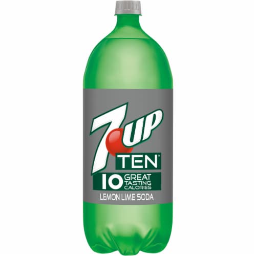 7UP TEN Lemon Lime Soda Perspective: front