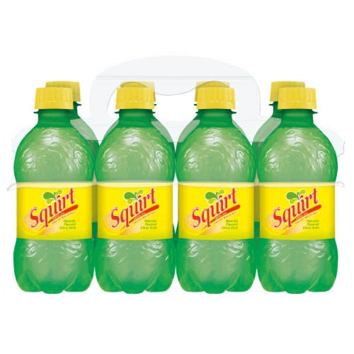 Squirt® Citrus Soda Bottles Perspective: front