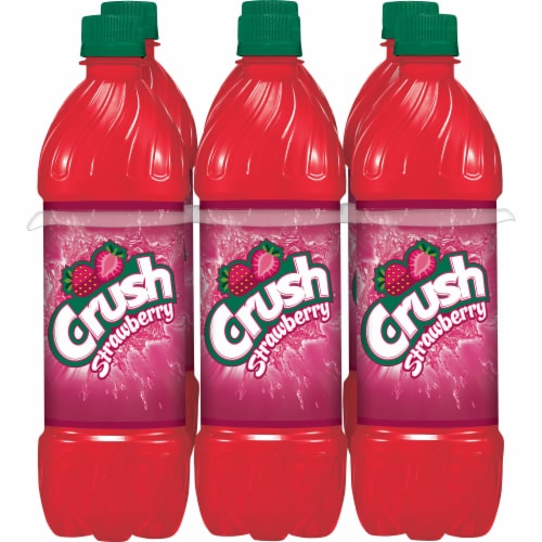 Crush® Strawberry Soda Bottles Perspective: front