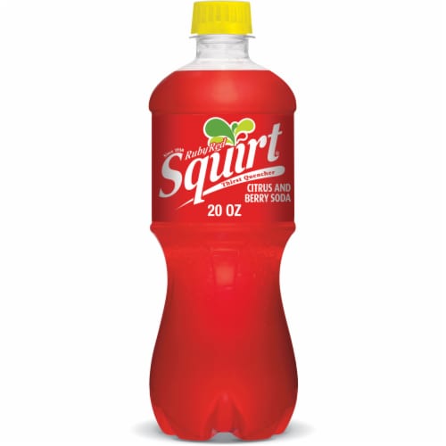 Squirt Ruby Red Citrus Soda Perspective: front
