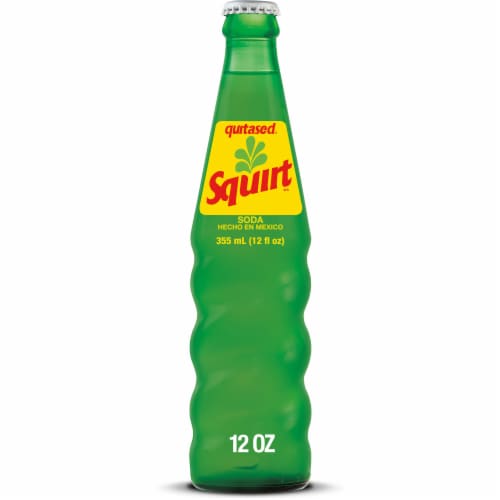 Squirt Soda Bottle Perspective: front
