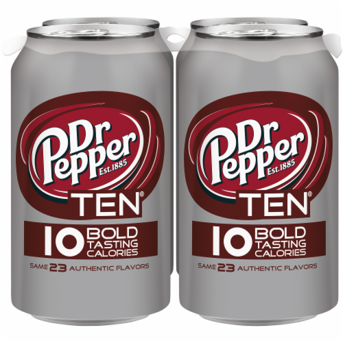 Dr. Pepper Ten, 4 pk/12 Fl Oz Food 4 Less