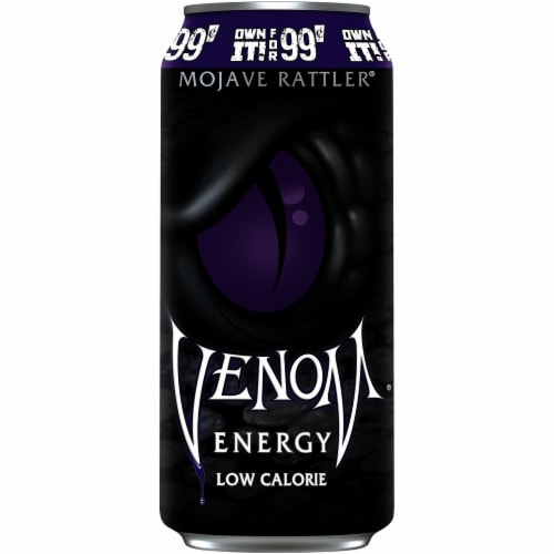 Venom Mojave Rattler Energy Drink Perspective: front