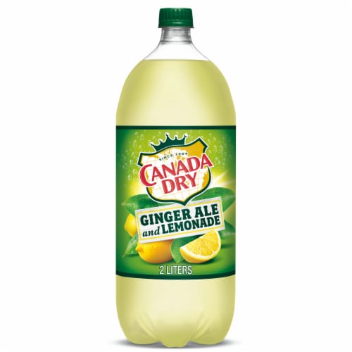 Canada Dry® Ginger Ale and Lemonade Soda Bottle Perspective: front