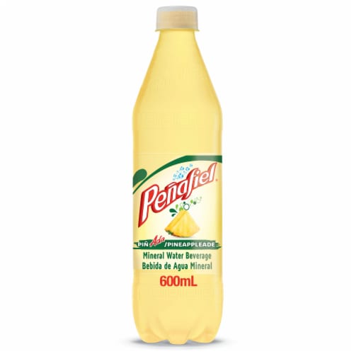 Peñafiel Piñada Flavored Mineral Spring Bottled Water Perspective: front