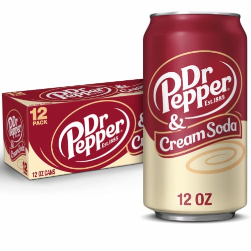 Dr Pepper & Cream Soda Cans, 12 pk / 12 fl oz - City Market