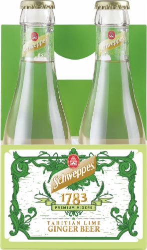Schweppes Ginger Beer Tahitian Lime Perspective: front