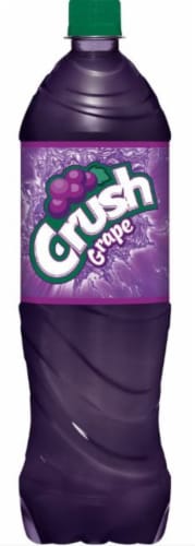 Crush® Grape Soda Bottle Perspective: front