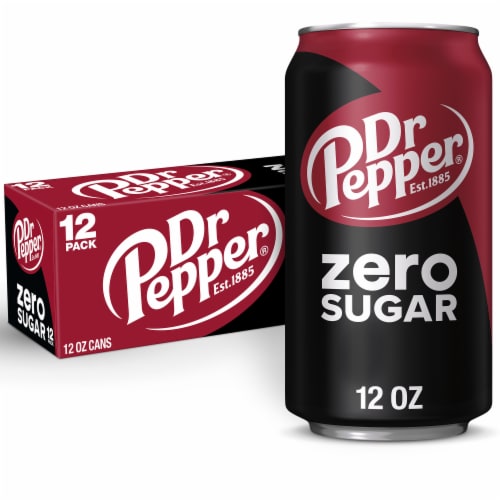 Dr Pepper® Zero Sugar Soda Cans