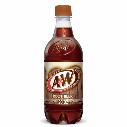 A&W® Root Beer Soda Bottle Perspective: front