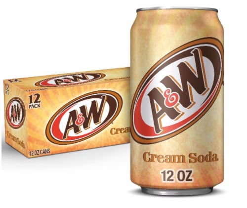 A&W® Cream Soda Cans Perspective: front