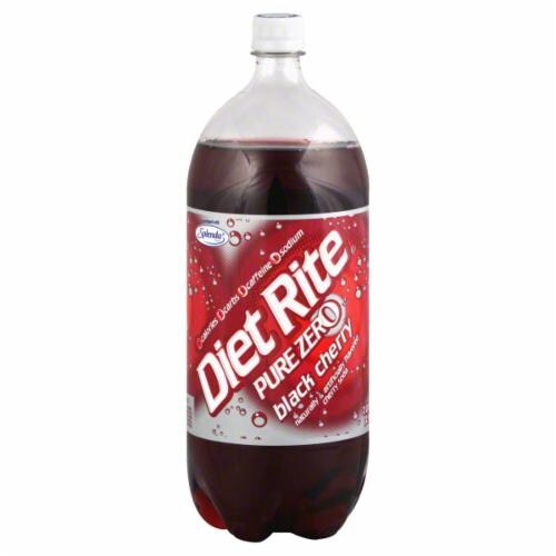 Diet Rite Pure Zero Black Cherry Soda, 2 L Ralphs