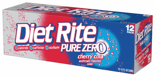 Diet Rite Cherry Cola Perspective: front