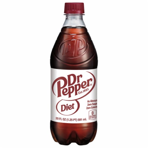 Diet Dr Pepper® Soda Bottle Perspective: front