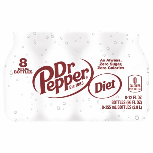 Diet Dr Pepper Soda Bottles