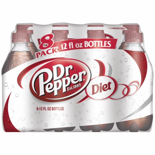 Diet Dr Pepper® Soda Bottles Perspective: front