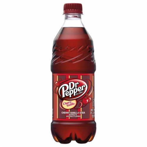 Dr Pepper Cherry Vanilla Soda Perspective: front